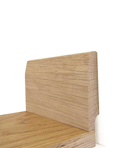 Solid Oak Unfinished Skirting 90mm Wide