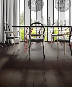 Contemporary Click Engineered Adelphi Oak Flooring Brushed & Lacquered