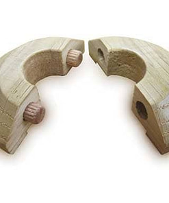 Hardwood Pipe Covers, packs of 2