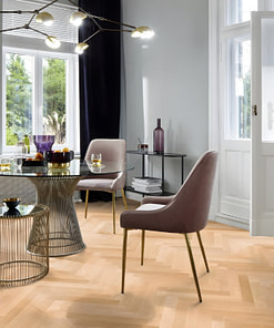 Prestige canadian nature maple oiled herringbone flooring