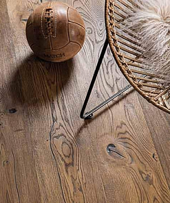 Alternative view of Boen Handcrafted Oak Antique Brown Deep Brushed Live Natural Oil 209mm