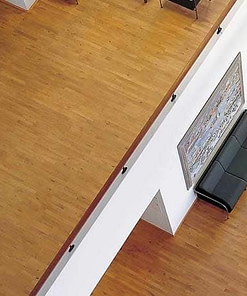 Junckers 2-Strip Beech Sylvaket Flooring overhead