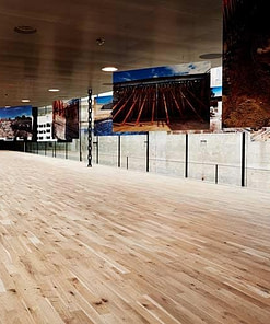 Junckers 2-Strip Textured Oak Flooring