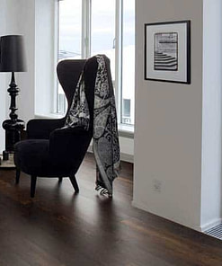 Junckers Plank Black Oak Flooring dark