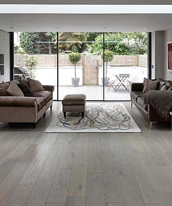 Junckers Plank Silver Pearl Oak Flooring