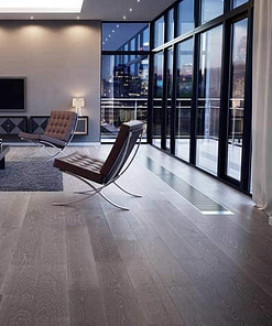 Junckers Plank Vista Grey Textured Oak Flooring