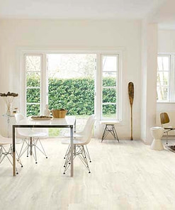 Quick-Step Creo Charlotte Oak White Laminate Flooring