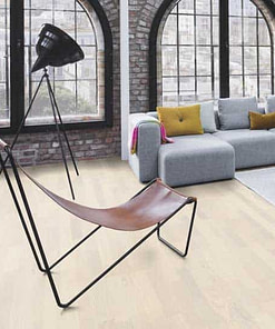 Boen Andante 3 Strip Ash White Pigmented Live Pure Lacquered