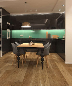 Holt Naseby T&G Oak Flooring Matt Lacquered 207mm Wide