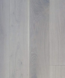 14mm Pure White Engineered Oak Flooring Brushed & Lacquered 190mm Wide