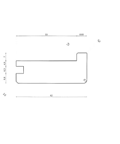Alternative view of 20mm Oak Square Edged Stair Nosing