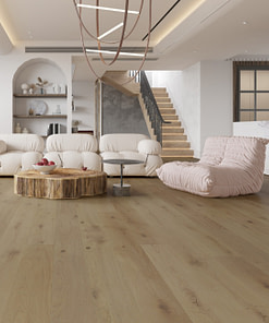 Timba Floor Embleton 12mm Click Engineered Oak Flooring Brushed & Matt Lacquered 190mm Wide