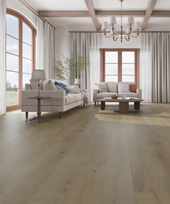 Timba Floor Misted 12mm Click Engineered Oak Flooring Brushed & Matt Lacquered 190mm Wide