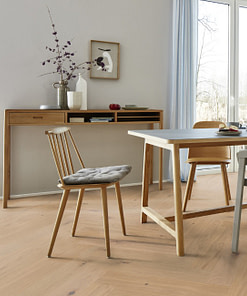 Boen Herringbone Click Animoso Oak Engineered Flooring Brushed & Live Pure Lacquered