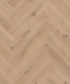 Boen Herringbone Click White Animoso Oak Engineered Flooring Brushed & Oiled