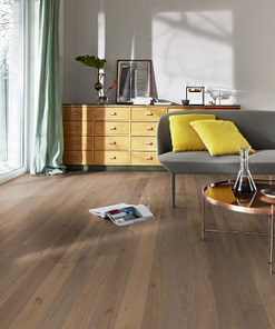 Boen Semi Smoked White Animoso Plank Engineered Oak Brushed Live Natural Oil 138mm