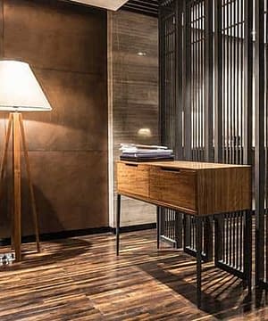 Junckers 2-Strip Black Oak Flooring