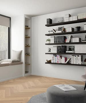 Boen Herringbone Click Adagio Oak White Engineered Flooring Oiled