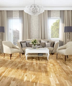 14mm 3-Strip 5G Click Engineered European Oak Flooring Lacquered