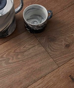 Contemporary Engineered Husar Oak Flooring Brushed & UV Oiled