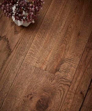 Contemporary Wyndham Hand Scraped Engineered Oak Flooring Natural Oiled