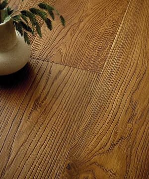 Contemporary Engineered Congaree Smoked Oak Flooring Brushed & UV Oil