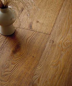 Contemporary Engineered Verdant Smoked Oak Flooring Brushed & UV Oil