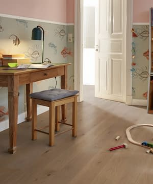 Boen Plank Medium Grey Animoso Oak Brushed Matt Plus Lacquered 181mm
