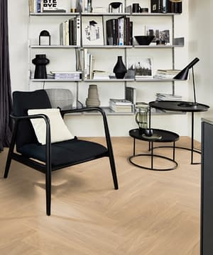 Boen Herringbone Click Adagio Oak White Engineered Flooring Oiled