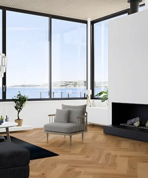 Boen Herringbone Click Vivo Oak Engineered Flooring Brushed & Oiled