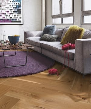 Boen Herringbone Click Castle Vivo Oak Engineered Flooring Brushed Oiled