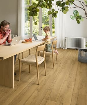 Quick-Step Classic Honey Brown Oak Laminate Flooring CLM5792
