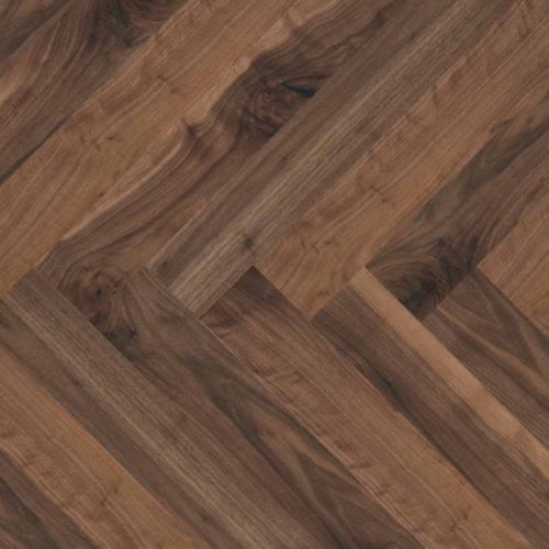 Atkinson & Kirby Eltham Engineered Herringbone Walnut Flooring 70mm Wide