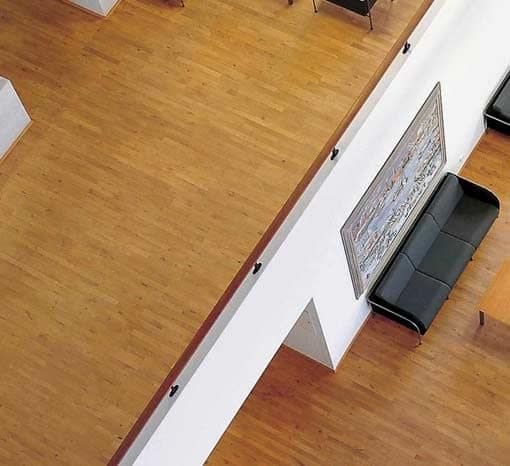 Junckers 2-Strip Beech Sylvaket Flooring overhead