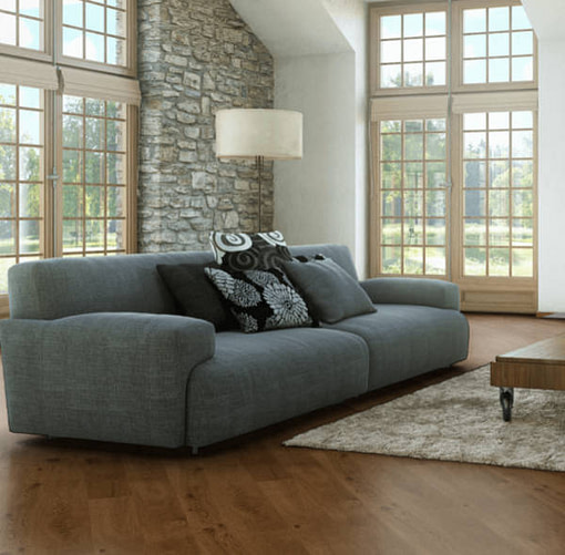 14mm 5G Click Engineered European Smokey Oak Flooring Brushed & Lacquered 180mm
