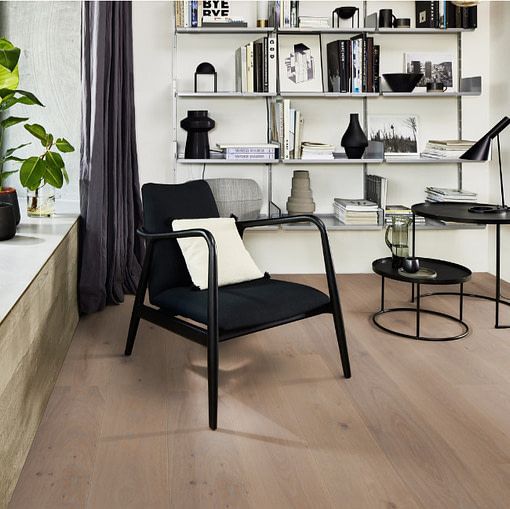 Boen Castle Warm Grey Animoso Plank Oak Brushed Live Pure Lacquered 209mm