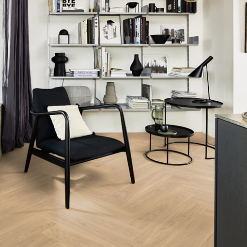 Boen Herringbone Click Adagio Oak White Engineered Flooring Oiled