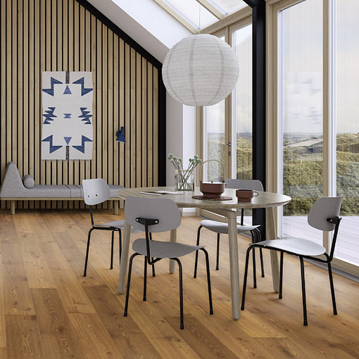 Boen Castle Semi Smoked Animoso Plank Oak Brushed Live Natural Oil 209mm