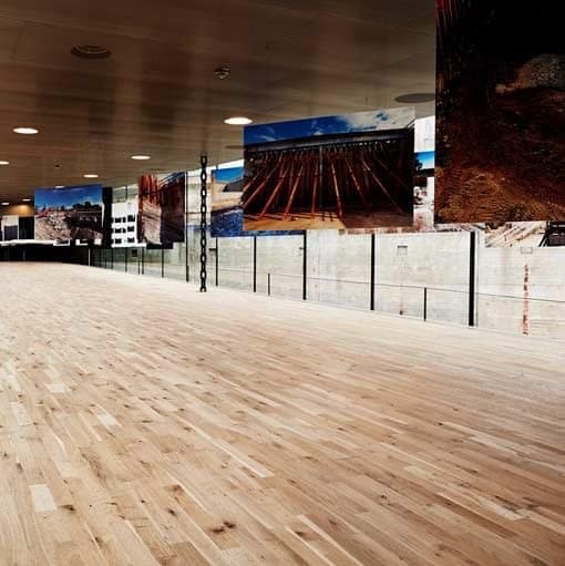 Junckers 2-Strip Textured Oak Flooring