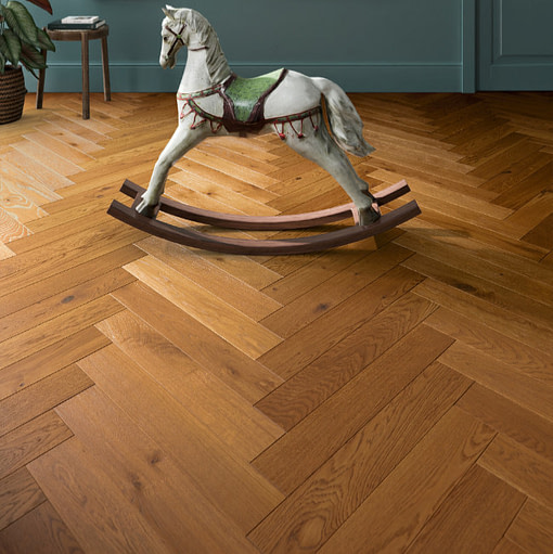 Atkinson & Kirby Honeystreet Engineered Herringbone Oak Flooring 20mm