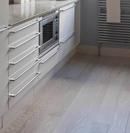 Junckers Plank Glacial White Textured Oak Flooring