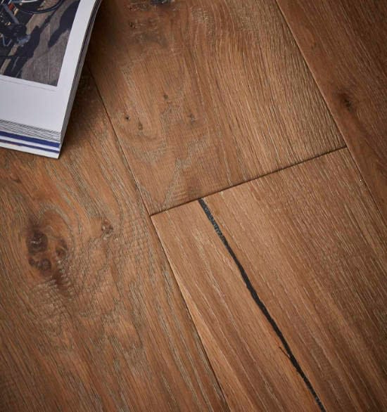 Contemporary Grasmere Hand Scraped Engineered Oak Flooring 18mm