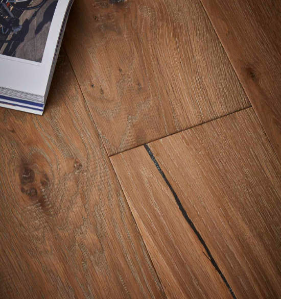 Contemporary Grasmere Hand Scraped Engineered Oak Flooring 18mm
