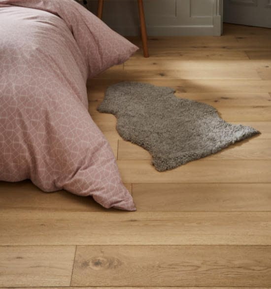 Contemporary Engineered Seba Oak Flooring Brushed & UV Oiled