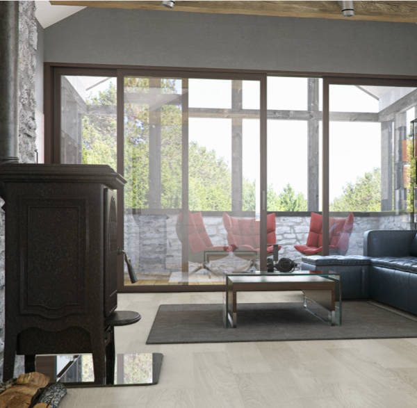 14mm 5G Click Engineered European White Oak Flooring Brushed & Lacquered 180mm