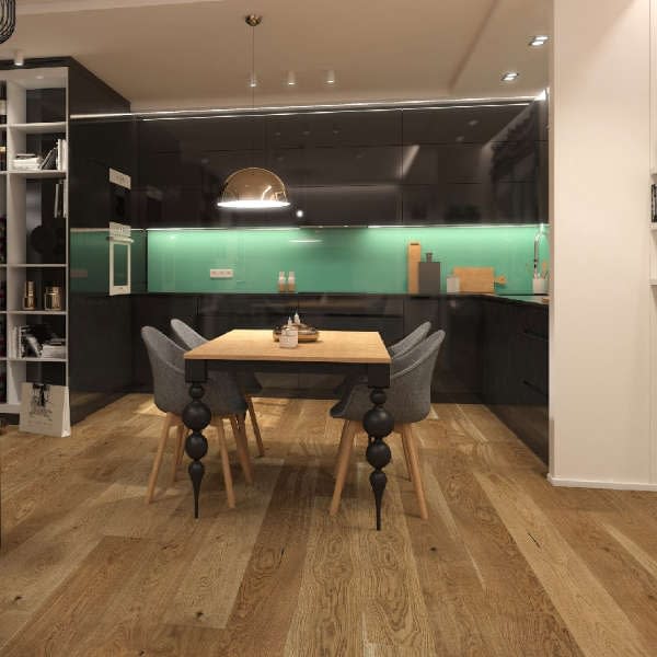 Holt Naseby T&G Oak Flooring Matt Lacquered 207mm Wide