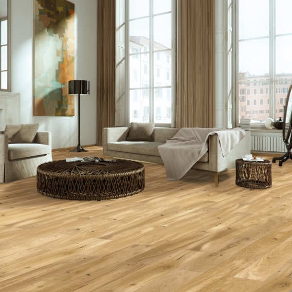 14mm European Oak 5G Click Engineered Oak Flooring Lacquered 155mm