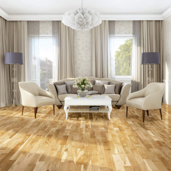 14mm 3-Strip 5G Click Engineered European Oak Flooring Lacquered