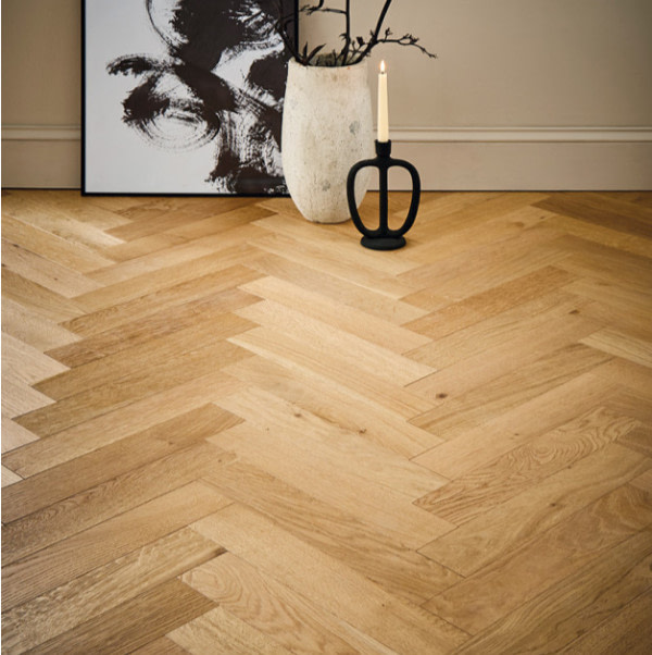 Atkinson & Kirby Engineered Herringbone Nanzen Oak Flooring