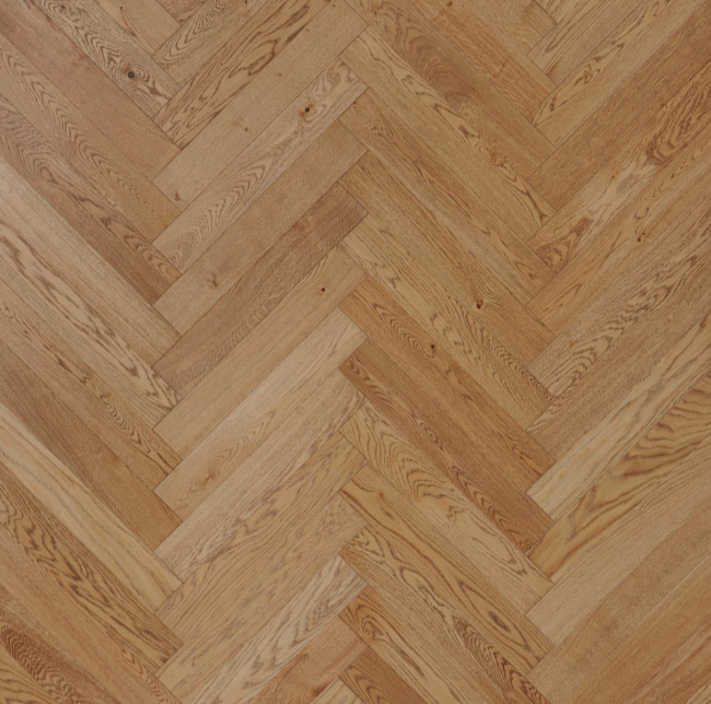 Atkinson & Kirby Oxbridge Engineered Herringbone Oak Flooring 20mm